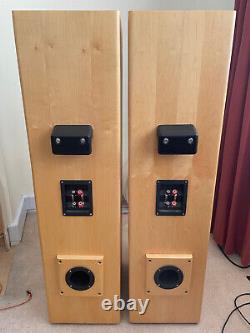 KLS3 Gold MKII Floor Standing 3-way Speakers in Handmade Maple Veneer Cabinets