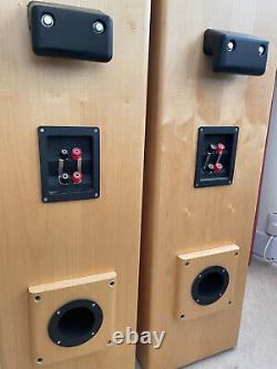 KLS3 Gold MKII Floor Standing 3-way Speakers in Handmade Maple Veneer Cabinets