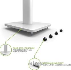 Kanto SP32PLW Speaker Floor Stands 32 Matt White Brand new, opened box