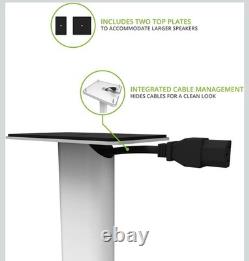 Kanto SP32PLW Speaker Floor Stands 32 Matt White Brand new, opened box