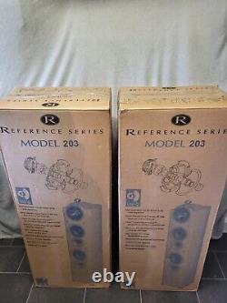 Kef 203 XL Reference Cherry Speakers Floorstanding Boxed