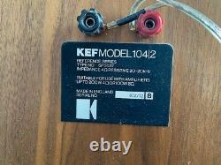 Kef Model 104/2 Reference Series Impedance 4Ohm Resistivity 20-20kHz Hi-Fi