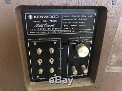 Kenwood KL-7080 5-Way 6 Driver FLOOR STANDING SPEAKERS FREE SHIPPING