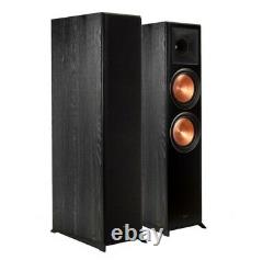 Klipsch RP-6000F Floorstanding Speakers, Black, Pair, One NewithOne Open Box