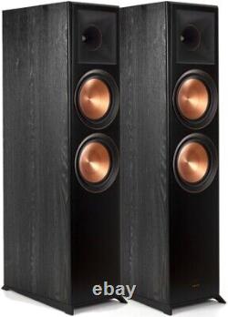 Klipsch RP-8000F Speakers Ebony Black Floorstanding Loudspeakers Home Tall 8