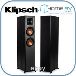 Klipsch R-620f Floor Standing Speakers PAIR Ebony Black