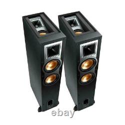 Klipsch R-625FA Dolby Atmos Floorstanding Speakers Pair (Black)