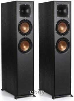 Klipsch R-625FA Dolby Atmos Floorstanding Speakers Pair (Black)