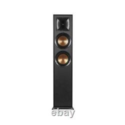 Klipsch R-625FA Dolby Atmos Floorstanding Speakers Pair (Black)