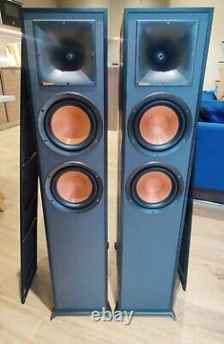 Klipsch R-625FA Dolby Atmos Floorstanding Speakers Pair In Black (Hardly used)