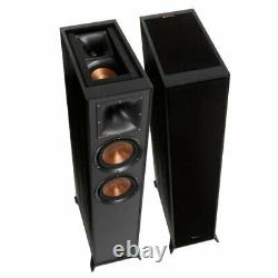 Klipsch R-625FA Dolby Atmos Floorstanding Speakers Pair In Ebony