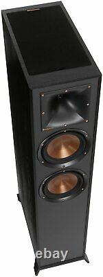 Klipsch R-625FA Dolby Atmos Floorstanding Speakers Pair In Ebony