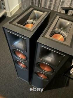 Klipsch R-625FA Floorstanding Speakers with in-built Atmos Module, Black