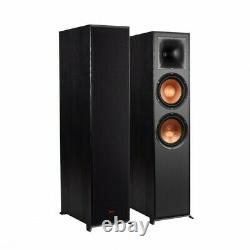 Klipsch R-820F Floorstanding speakers Dual 8 Cinema Surround Sound HiFI Black