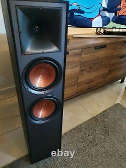 Klipsch R-820F Floorstanding speakers Dual 8 Cinema Surround Sound HiFI Black