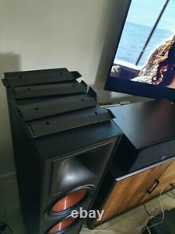 Klipsch R-820F Floorstanding speakers Dual 8 Cinema Surround Sound HiFI Black