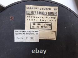 Kolster Brandes Mid Century Speakers