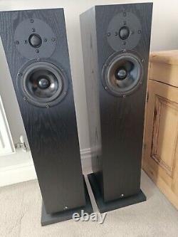 Kudos X2 floorstanding speakers (black ash) immaculate with original box