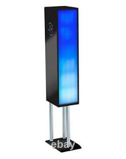 Large Bluetooth Megasound Tower Party Speaker with LED Lights Floor Standing