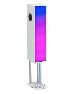 Large Bluetooth Megasound Tower Party Speaker with LED Lights Floor Standing