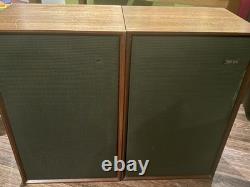 Large Vintage Goodmans Mezzo 3 High Fidelity Floor Standing Speakers System
