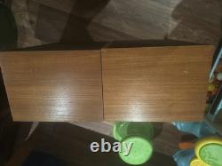 Large Vintage Goodmans Mezzo 3 High Fidelity Floor Standing Speakers System