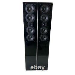 Leema Acoustics Xeta HiFi 4In Floor Standing Tower Speakers Black Inc Warranty