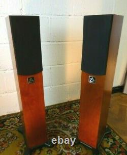 Leema Acoustics Xone Floorstanding Speakers Cherry Preowned