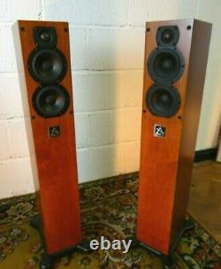 Leema Acoustics Xone Floorstanding Speakers Cherry Preowned