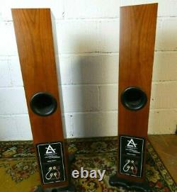 Leema Acoustics Xone Floorstanding Speakers Cherry Preowned