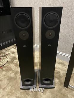 Linn Espek Floorstanding Speaker Pair Black Ash