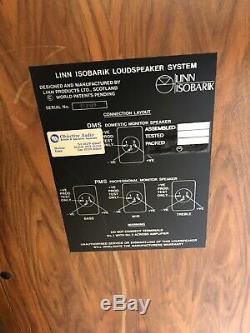 Linn Isobarik Hi Fi System Floor Standing Speakers With Stands