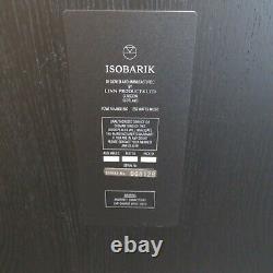 Linn Isobarik PMS loudspeakers in black + stands + external crossovers