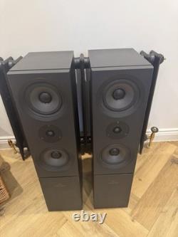 Linn Keilidh Floor Standing Speakers Black Ash Immaculate Condition -Hifi YORK