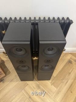 Linn Keilidh Floor Standing Speakers Black Ash Immaculate Condition -Hifi YORK