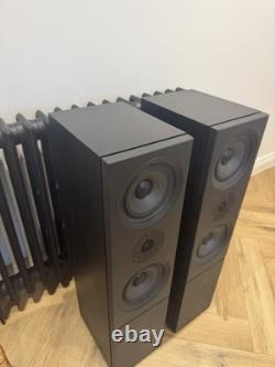 Linn Keilidh Floor Standing Speakers Black Ash Immaculate Condition -Hifi YORK