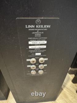 Linn Keilidh Floor Standing Speakers Black Ash Immaculate Condition -Hifi YORK