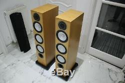 MINT Monitor Audio Silver RX8 Floor standing stereo speakers bi wire bass