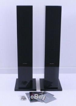 MINT Pair Bowers & Wilkins CM8 Floor Standing Speakers (Piano Black) B&W