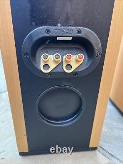 MISSION M53 FLOORSTANDERS SPEAKERS Beech 3 Way Bi Wire vintage Hifi TESTED York