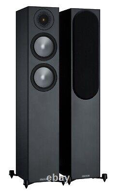 MONITOR AUDIO BRONZE 200 FLOOR STANDING SPEAKER IN BLACK. (1 speaker not a pair)