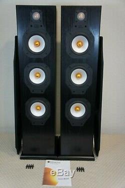 MONITOR AUDIO SILVER 8i FLOORSTANDING SPEAKERS WITH ORIGINAL MANUAL AND SPIKES