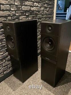 MORDAUNT-SHORT MS3.50 floor standing speakers black. Excellent sound Rare