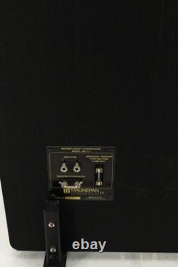Magneplanar 1.7 Floorstanding Speakers Black Wood Stiles / Black