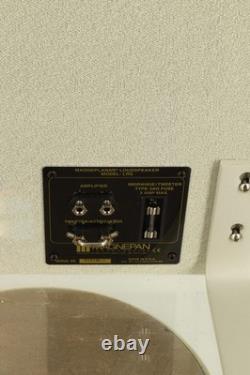 Magneplanar LRS Floorstanding Speakers Off White / Oak