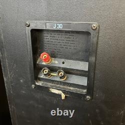 Matched Pair Vintage Tannoy J30 Floorstanding Hifi Speakers