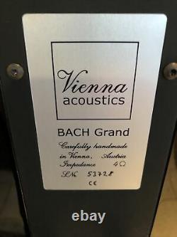 Mint Vienna Acoustics Bach Grand Floor standing Speakers #53728 PAIR 35x10x8