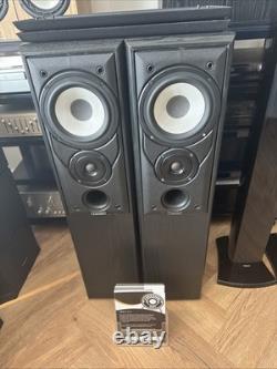 Mission 702e Floor-Standing Speakers Vintage Hifi Black Ash YORK