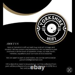 Mission 702e Floor-Standing Speakers Vintage Hifi Black Ash YORK