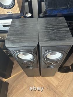 Mission 702e Floor-Standing Speakers Vintage Hifi Black Ash YORK